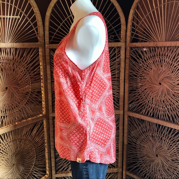 THE NORTH FACE Barilles Button Tank Top Orange Med - Picture 6 of 15